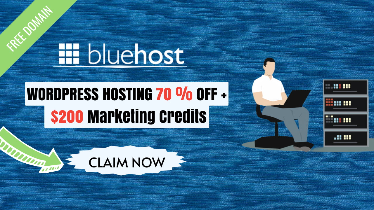 Exclusive 70% OFF Bluehost WordPress Hosting Coupon