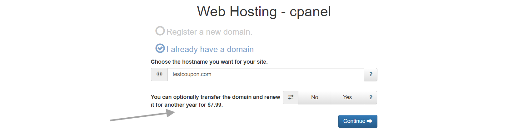 Step 3 - Register or use existing domain