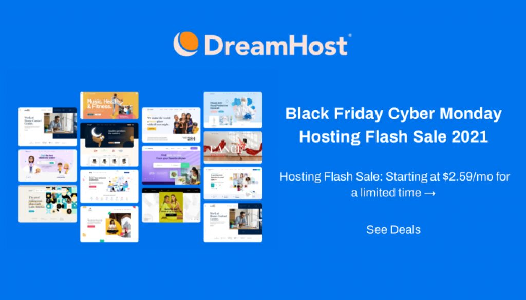 Black Friday Cyber Monday Hosting Flash Sale 2021