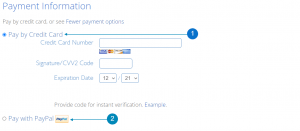 bluehost payment options