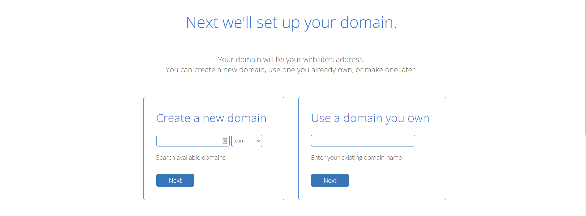 claim free domain with bluehost
