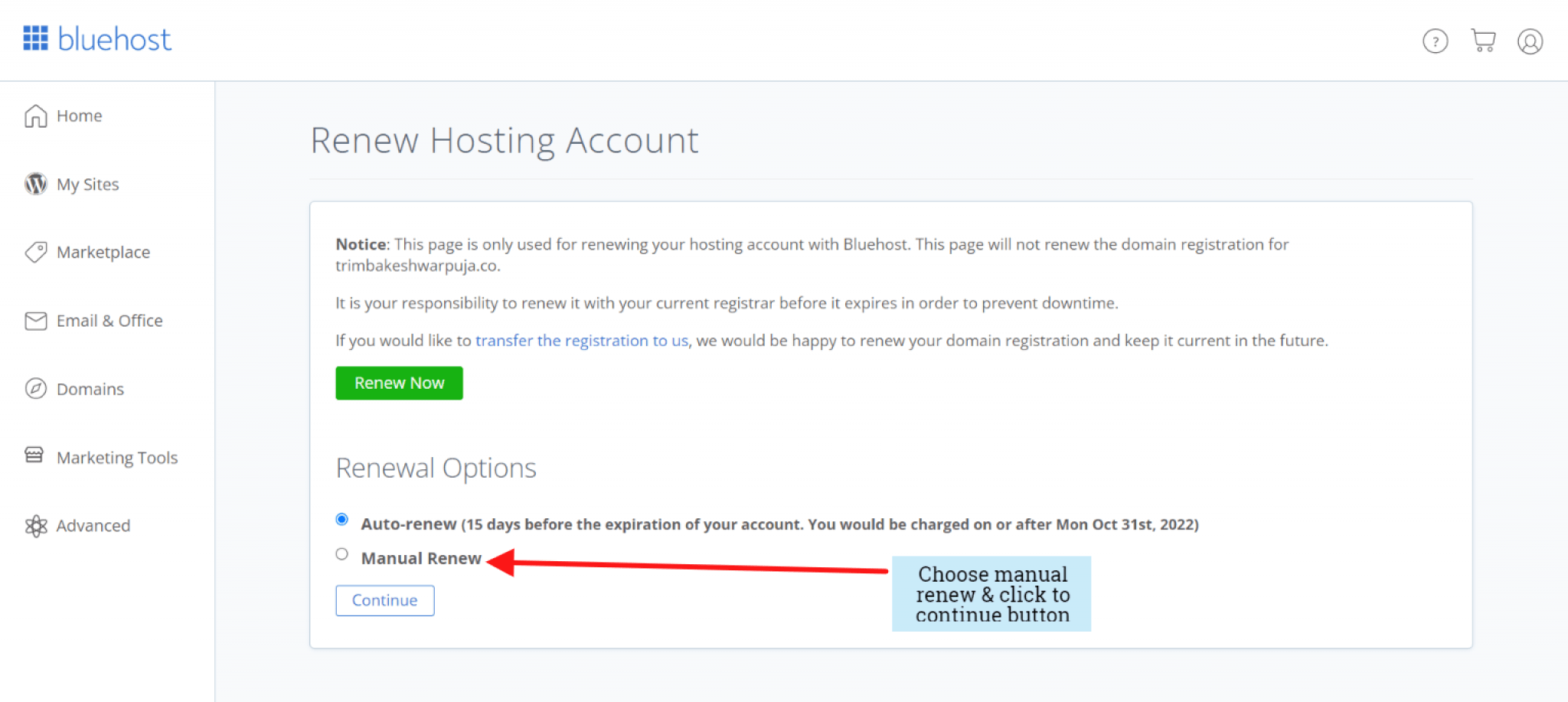 How to Turn Off Auto Renew on Bluehost 3 Quick Steps
