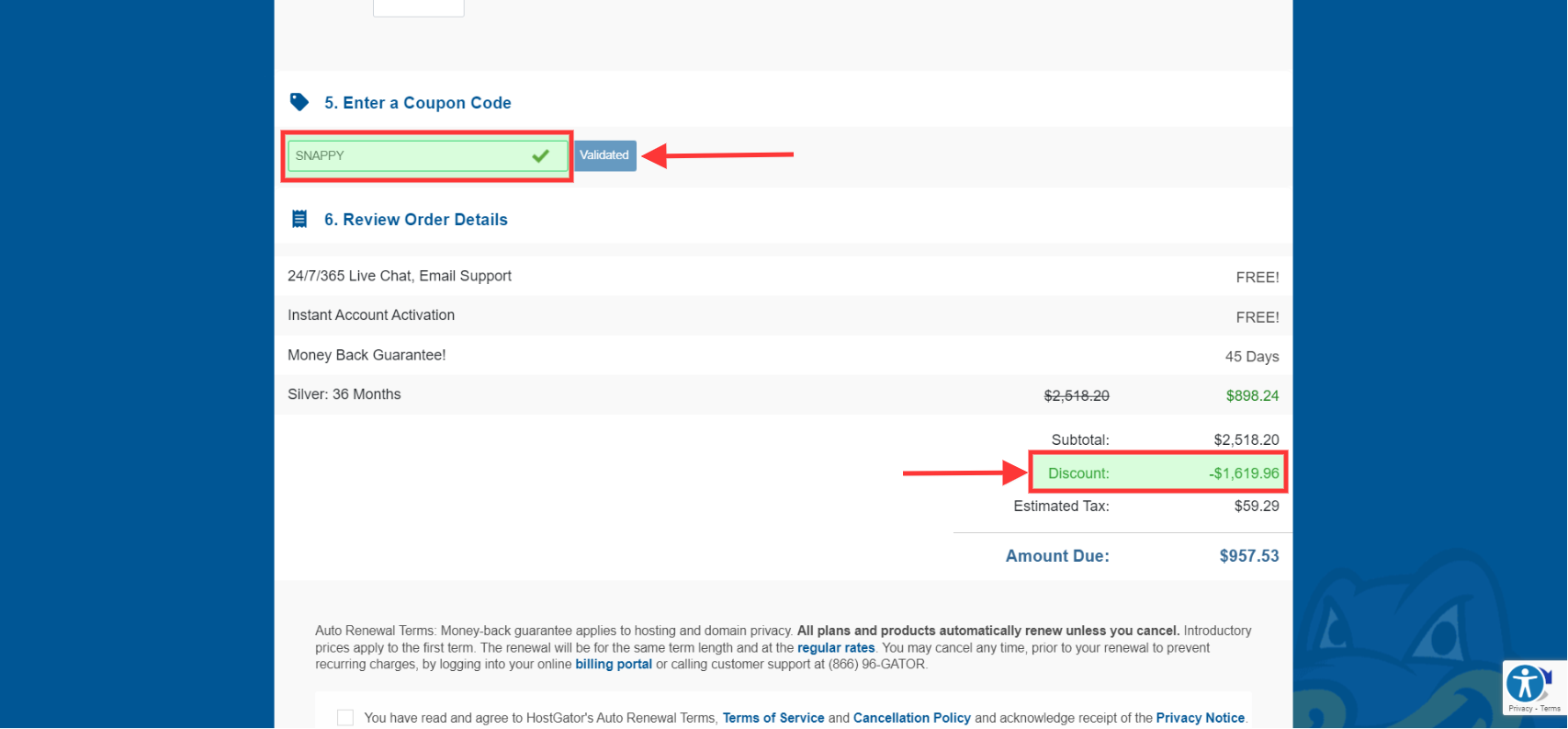 hostgator coupon code flat 64% off
