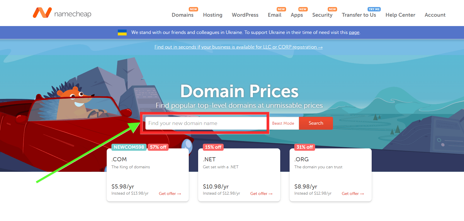 namecheap domain transfer promo code