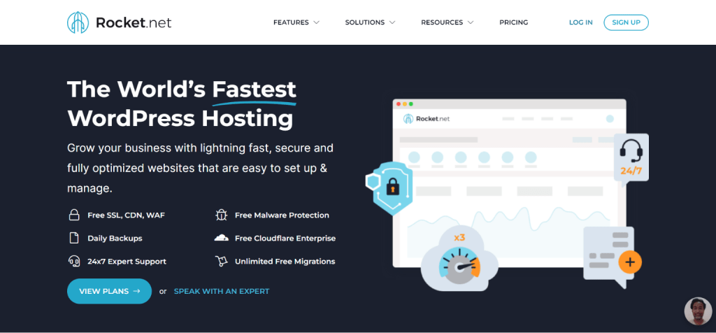 rocket.net web hosting