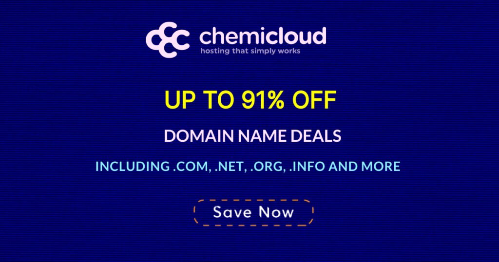 ChemiCloud Domain Sale