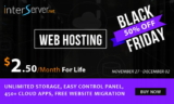 InterServer Black Friday Sale 2023 – Flat 50% OFF For Life (Live Now)