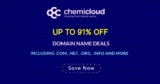 ChemiCloud Domain Sale 2023 – Up to 91% Discount